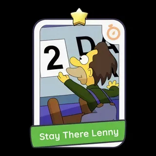Stay There Lenny 1⭐ Bonus Set Monopoly Go Sticker