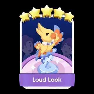 Loud Look 5⭐ Monopoly Go Sticker