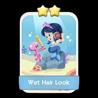Wet Hair Look Monopoly Go