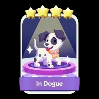 In Dogue 4⭐ Monopoly Go Sticker