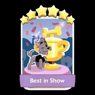 Best in Show 6⭐ Monopoly Go Sticker