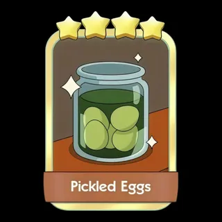 Pickled Eggs 4⭐ Gold Sticker Monopoly Go Golden Blitz