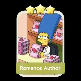 Romance Author 3⭐ Monopoly Go Sticker