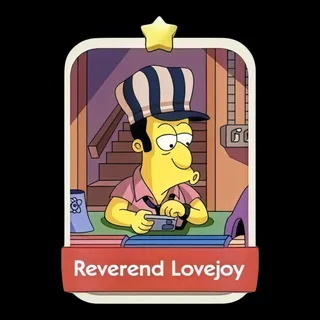 Reverend Lovejoy 1⭐ Monopoly Go Sticker