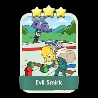 Evil Smirk Monopoly Go