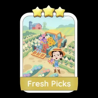 Fresh Picks 3⭐ Monopoly Go Sticker