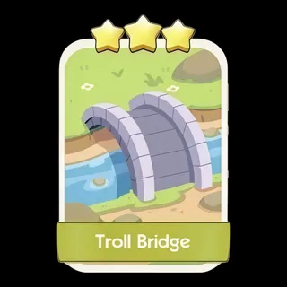 Troll Bridge 3⭐ Monopoly Go Sticker
