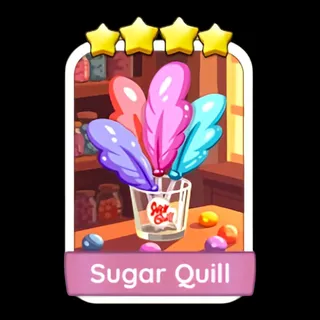 Sugar Quill 4⭐ Monopoly Go Sticker