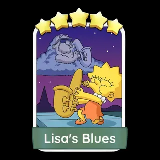 Lisa's Blues Monopoly Go
