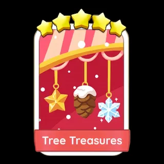 Tree Treasures 5 ⭐ Monopoly Go Sticker