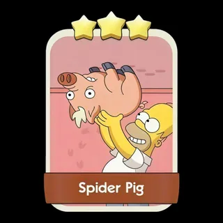 Spider Pig 3⭐ Monopoly Go Sticker