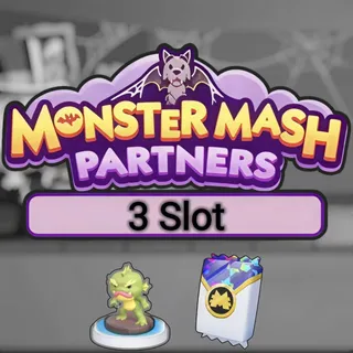3 Slot Monster Mash Partners Event Monopoly Go