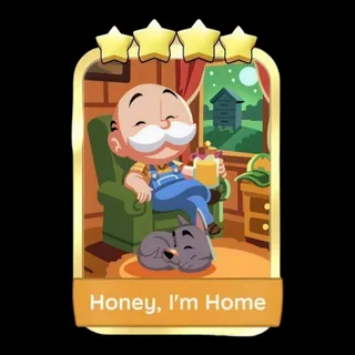 Honey, I'm Home 4⭐ Gold Sticker Monopoly Go Golden Blitz