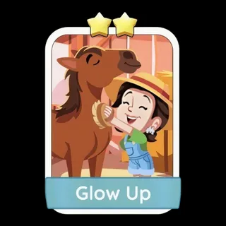 Glow Up 2⭐ Monopoly Go Sticker