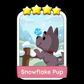Snowflake Pup Monopoly Go