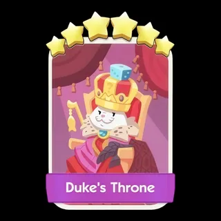 Duke's Throne 6⭐ Monopoly Go Sticker