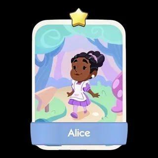 Alice 1⭐ Monopoly Go Sticker