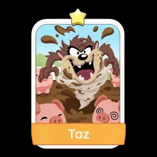 Taz 1⭐ Monopoly Go Sticker