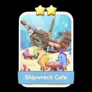 Shipwreck Cafe 2⭐ Monopoly Go Sticker