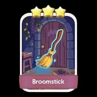 Broomstick 3⭐ Monopoly Go Sticker