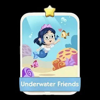 Underwater Friends 1⭐ Monopoly Go Sticker