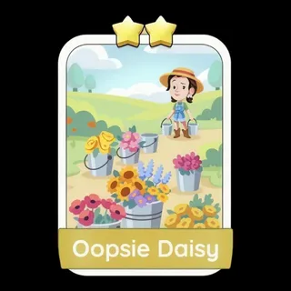 Oopsie Daisy 2⭐ Monopoly Go Sticker