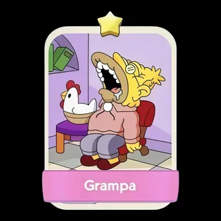 Grampa 1⭐ Monopoly Go Sticker