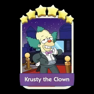 Krusty the Clown 6⭐ Monopoly Go Sticker