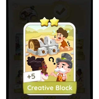 Creative Block Monopoly GO