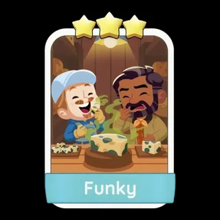 Funky 3⭐ Monopoly Go Sticker
