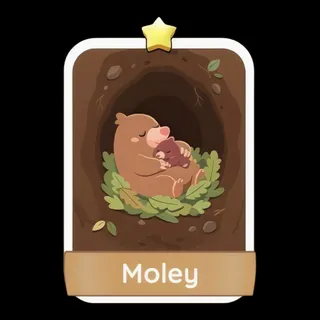 Moley 1⭐ Monopoly Go Sticker