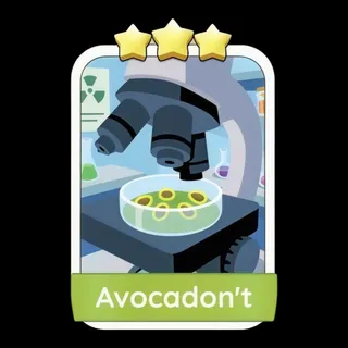 Avocadon't 3⭐ Monopoly Go Sticker