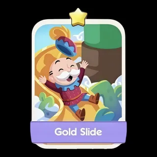 Gold Slide 1⭐ Monopoly Go Sticker