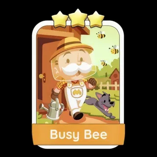 Busy Bee 3⭐ Monopoly Go Sticker