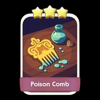 Poison Comb 3⭐ Monopoly Go Sticker