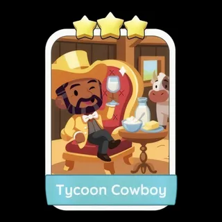 Tycoon Cowboy 3⭐ Monopoly Go Sticker