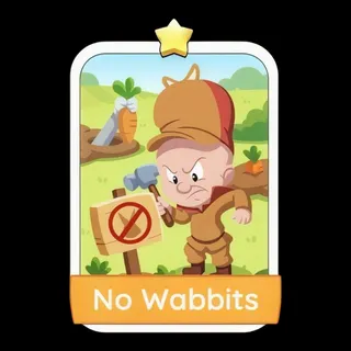 No Wabbits 1⭐ Monopoly Go Sticker