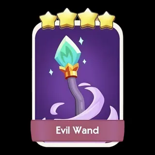 Evil Wand 4⭐ Monopoly Go Sticker