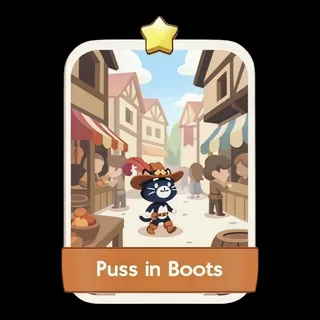 Puss in Boots 1⭐ Monopoly Go Sticker