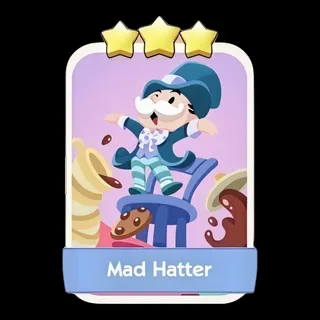 Mad Hatter 3⭐ Monopoly Go Sticker