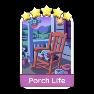 Porch Life 5⭐ Monopoly Go Sticker