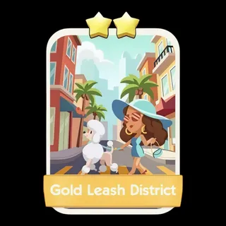 Gold Leash District Monopoly Go