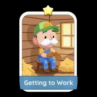Getting to Work 1⭐ Monopoly Go Sticker
