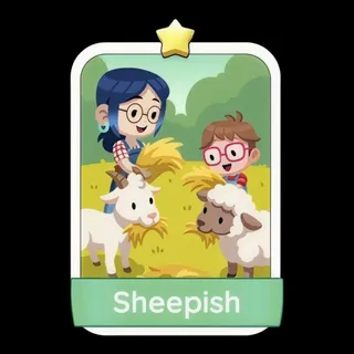 Sheepish 1⭐ Monopoly Go Sticker