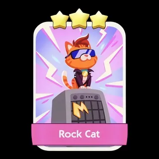 Rock Cat Monopoly Go