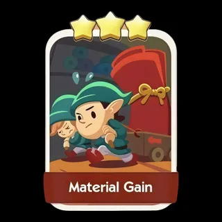 Material Gain 3⭐ Monopoly Go Sticker