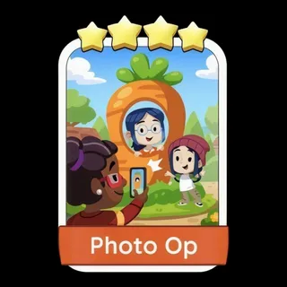 Photo Op 4⭐ Monopoly Go Sticker