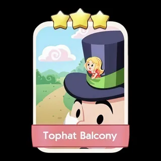 Tophat Balcony 3⭐ Monopoly Go Sticker