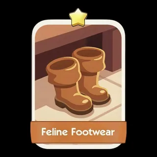 Feline Footwear 1⭐ Monopoly Go Sticker