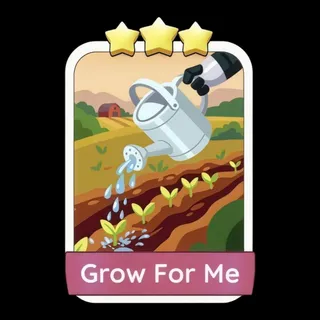 Grow For Me 3⭐ Monopoly Go Sticker